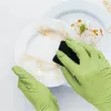 Rękawiczki 50/20/10pcs jasnozielone rękawiczki nitrylowe do kuchni w domu czyste narzędzie do makijażu ogrodowego rękawiczki do pracy wodoodporne rękawiczki robocze