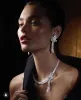 Necklaces Janekelly 2pcs Bridal Zirconia Full Jewelry Sets For Women Party, Luxury Dubai Nigeria CZ Crystal Wedding necklace sets