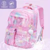 Sacs 2023 Nouveau sac à école Étudiant Girls Children's Princess Réfrigérateur Porte sac à dos Spine Protector School Livre Sac à bandoulière mignon