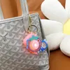 Caméra de la caméra arc-en-ciel arc-en-ciel jouet de porte-caméra avec lampe de poche pour enfants dessin animé porte-clés de clés de sac pour femmes clés