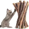 Toys 5/25 / 50pcs Natural Matatabi Cat Stick Mint Pattu Mite Mite excitée Silvervine pour le nettoyage des dents de chat Traitement des produits Cat Pet Produits