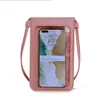 Nieuwe damestas Transparant Touchable Screen Single Schouder Damestas Crossbody Tas Girls Fi veelzijdige mobiel 30JM#