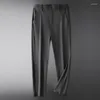 Męskie spodnie Baisheng duży, swobodny kolor otyły biznes