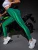 Dames Tracksuits Summer Dames sportbroek naadloze strakke broek Hoge taille Aurora Loot plooien Praai passende yoga -training YQ240422