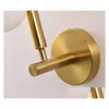 Lampade a parete moderna fonty golden black sconce luce per bagno e sfondo della tv - Apparecchiatura di illuminazione decorativa con dhoqt