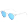 3331 polarisierter runder Rahmen Knochen Reisnagel Anti-Blau-Licht- und Damen-PC-Sonnenbrille Brille