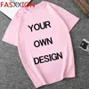 Personalizzato il tuo po come la tua maglietta di design uomini donne t-shirt unisex maglietta fai da te casual maglietta personalizzata top top maschio femmina 240408