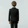 Bekleidungssets Kinder schwarz 007 Klavierparty Kleidungsschule Jungen Abschlussfeier PROGRAGE Anzug Kinder Host Performance Tanzshow Kostüm