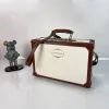 Resväskor 2023 Retro Suitcase Mini Suitcase Wedding Present Box Cosmetic Box Password Box Boarding Case For Women Men