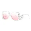 Occhiali da sole designer Nuovi occhiali da sole a gambo di famiglia alla moda per gli occhi di gatto da donna Celebrità Internet Versatile Occhiali da sole da sole Resistenza ai raggi UV 0dhe