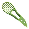 Avocado Slicer Pit Kiwi Fruit Multifonctionnel Péler de pâte séparateur en plastique outils de coupe de couteaux accessoires de cuisine