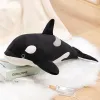 Poupées 3550 cm kawaii tueur de baleine en peluche jouet en peluche grand requin blanc peluche poupée somnifère mâchoires en peluche mini cadeau de Noël