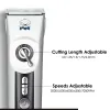 Clippers nya CP9700 Dog Hair Clipper laddningsbara husdjurstrimmer 5 Hastigheter Dog Clippers Electrical Cat Grooming Shaver Haircut Machine