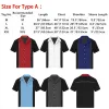 Shirts Mens Bowling Shirts Retro Short Sleeve Button Down Casual 50s Tee Color Block Striped Notched Collar Shirt