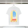 Kvinnor Luxury Tshirts Top Casablanc Shirt Fashion Summer Pattern Classic Hateble For Man Designer Sweat T Shirts 240412