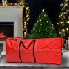 Bags Christmas Tree Storage Bag Fits5 6 7 9 Ft Artificial Trees Plastic Waterproof Christmas Bag Durable Handles Labeling Card Slot