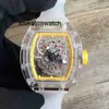 Luxury Watch Wine Mechanics RM56-01 Superclone Wristwatch Watch Barrel Designer Mens Series Automatisk mekanisk kristallfodral