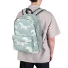 Bags Stampeding Wild Horses Cream On Light Blue Backpacks Student Book bag Shoulder Bag Laptop Rucksack Travel Rucksack School Bag