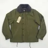 Herenjacks Bob Dong N-1d Front Hook Deck Jacket zware bont kraag wollen vacht voor mannen