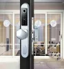Steuerung Edelstahl Ttlock App Bluetooth WiFi Steuerelektronischer Fingerabdruck Smart Türschloss für Schieberglas Aluminiumtür