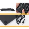Tangentbord USB Numeric Keypad Portable Slim Mini Number Pad Keyboard för bärbar dator, anteckningsbok, anteckningsbok, skattnummer Beräkna, OfficetRavel