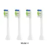 Heads remplaçables à la brosse à dents sonicare têtes pour Philips Soft Facial Nettoying Brush Brusser Masseur en silicone Masseur facial