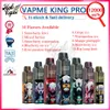 Vapme King Pro 12000 Puff使い捨てベイプペン0％2％3％5％メッシュコイル20mlポッド850mah充電式バッテリーパフ