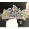 Sieraden barokke kristalwater drop -kronen en tiaras vintage strass tiara kroon vrouwen bruid bruidshaar accessoires sieraden cadeau