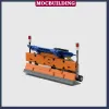 Block MOC Technology City Crane Model Building Block Assembly Snow Sweeper Dump Truck Boy Toy Birthday Present