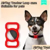 Cases Airtag Case For Dog/Cat Collar Sile Ers Anti-Lost Protective Pets Drop Delivery Cell Phones Accessories Wearable Technology Smar Dh19T