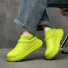 Boots 2024 Winter Fur El Kitchen Men Women Non-slip Waterproof Oil-proof Work Cotton Cook Chef Garden Beach Shoes Plus Size 36-45