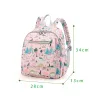 Bolsas de moda Mommy Dinosaur Jungle Impresión Bolsa de pañales Gran capacidad Viaje Portable Botella de leche de pañales Mochila para mamá