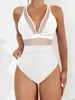 Swimwear da donna 2024 costume da bagno monopezzo sexy a V profonde a vta dolla