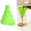 Home pliing Telescopic Mini Kitchen Tools Long Neck Funnels Creative Momening Momening Liquid Dispensing Fonning Tool