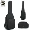 Cases 36 Inch Padded Acoustic Guitar Bag For 40/41 Inch Acoustic Double Strap Black Soft Carry Electric Solid Case Gig Bag Cover XM120