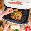 Fryers 2023biu.9 QT Trizone Air Fryer, Белая глазурь Дрю Барримор