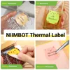 niimbotミニプリンターサーマルワイヤーホワイト/カラー/ラウンド/フラワーステッカー自己接着剤B1 B21 B203用