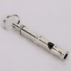 Whistles 1PC Training Puppy Pet Dog Whistle Twotone Ultrasonic Flute Stop Barking Ultrasonic Sound Repeller Cat Keychain