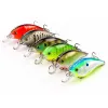 Accessories Banshee kit 6 de isca artificial Crankbait Isca Flutuante e possui efeito sonoro rattling crankbait set Bass Fishing Lures