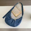 Hobo Denim Design Small Underarm Sagns для женщин 2024 весна в бренде y2k бренд сумки для женских сумочек и кошельки