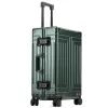 Bagaglio a gustodream Nuovo valigia in alluminio Valuta da viaggio hard Case Alluminio Rolling Baggage 20 "24" 26 "29" pollici con ruota universale