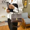 Сумки для плеча CVVO GLMC Summer Style Bag Ladies Sumbag Simbag Hit Color Messenger Соответствует женскому солидному PU