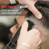 Trimmer 2022 Professionelle USB -wiederaufladbare elektrische Haarschneider Öl Kopfschnitzhaarschneider Digital Display Haarschneidmaschine