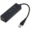 2024 USB3.0 Gigabit Ethernet Adapter 3ポートUSB 3.0ハブUSBからRJ45 LANネットワークカード