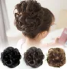 Fashion Curly Messy Bun Fake Hair Scrunchie Wrap MessyBun Chignon Women Ponytail Hair Extension Device Bands Headwear7382388