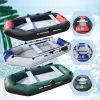 Accessories Solar Marine 3 Person 2.3 M PVC Inflatable Boat Rowing Kayak Canoe With Air Mat Floor For Fishing Drifting