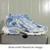 2024 New Track Runners 7.0 7.5 Dress Designer Shoes Tess s.Gomma Oversized Mesh Leather Platform Tracks Runner Sneakers Plate-forme Distressed Vintage Mule Trainers