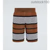 High End Buurberlyes Costumes for Women Men Mens Striped Polyamide Mesh Shorts Senior Brand Casual Summer Designer Shorts