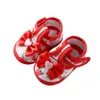 Eerste wandelaars 0-12m geboren babyschoenen jongen meisje klassiek bowknot zachte zool anti-slip walker peuter wieg