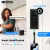 Contrôlez Smart Dead Bold Locks pour Smart Home Alexa WiFi TTLOCK App Biométric Finger Impreinte Keyless Entry Keypad Porte Lock avec passerelle